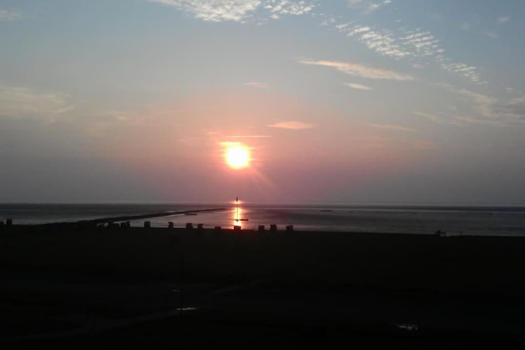 Nordsee Und Natur. Gemuetliche Fewo Mit Deichblick Dorumer Neufeld Buitenkant foto